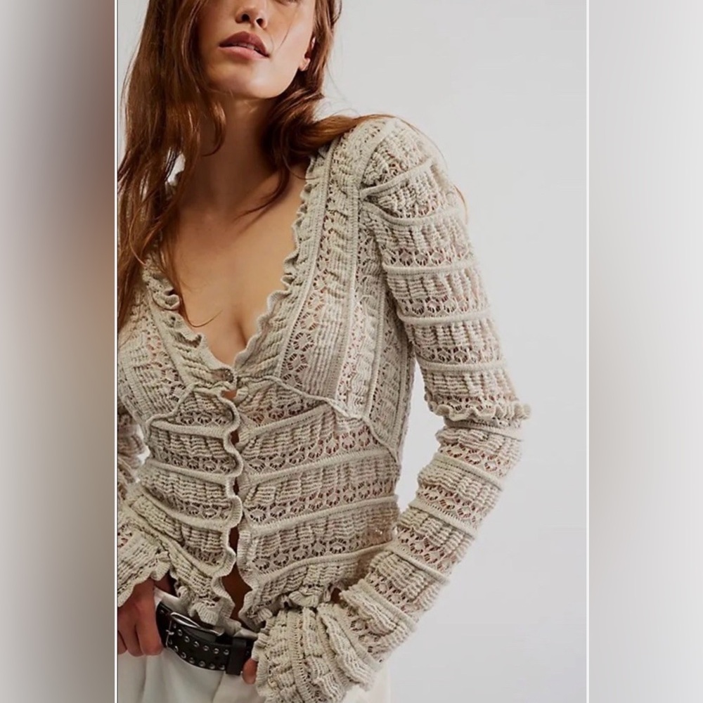 FREE PEOPLE Wild Roses Cardi